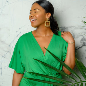 Green Tea Dress - Feminine Fashion Boutique