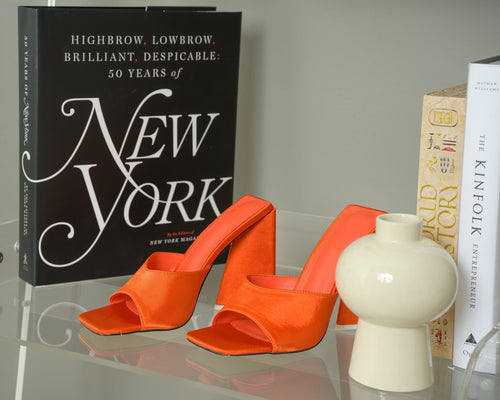 Orangesicle Mule - Feminine Fashion Boutique