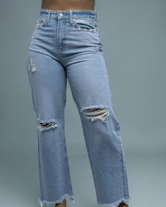 Vintage Straight-Leg Jeans