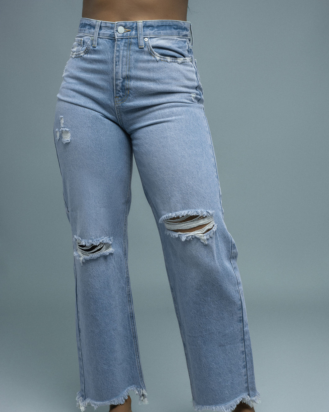 Vintage Straight-Leg Jeans